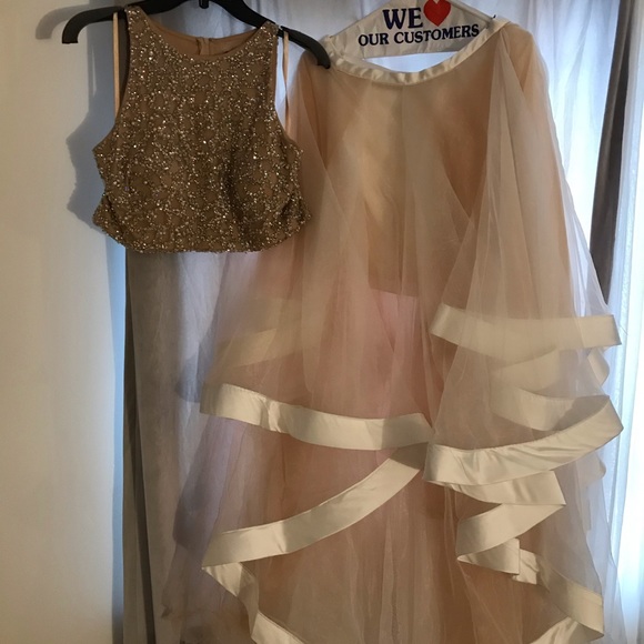 Terani couture two piece dress - Picture 4 of 4